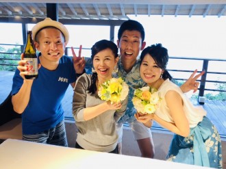 結婚パーティーで大盛り上がり！！